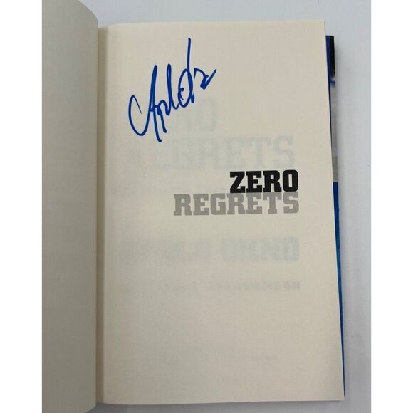 Apolo Ohno Signed Book Zero Regrets HCDJ 1st Winter Olympics - Picture 2 of 6